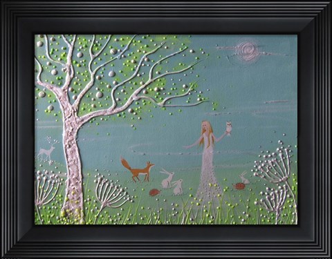 Framed Misty Morning Magic Print