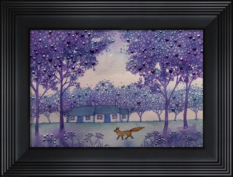 Framed Wandering Fox Print
