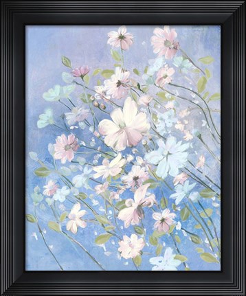 Framed Spring Morning in Blue Print