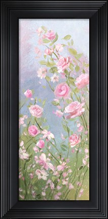 Framed Morning Mist Roses Print