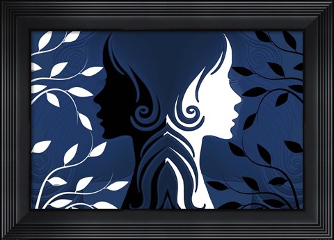 Framed Faces Print