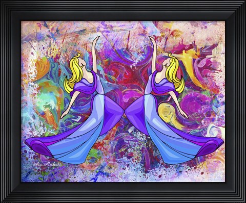 Framed Lady Dance Print