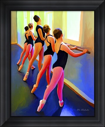 Framed Ballet Dance Print