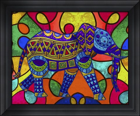 Framed Elephant Print