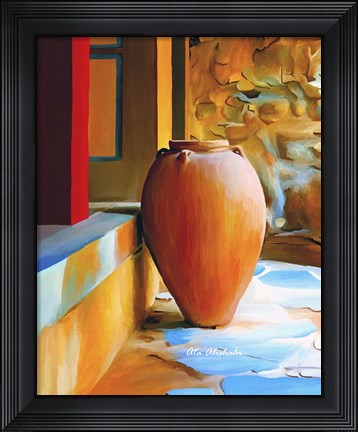 Framed Rustic Vase Print