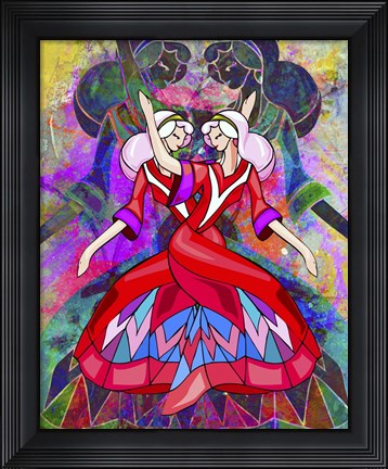 Framed Twin Dances Print