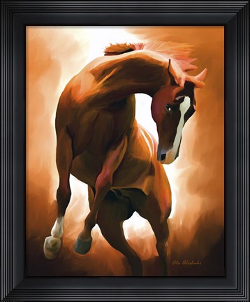 Framed Wild Horse Print