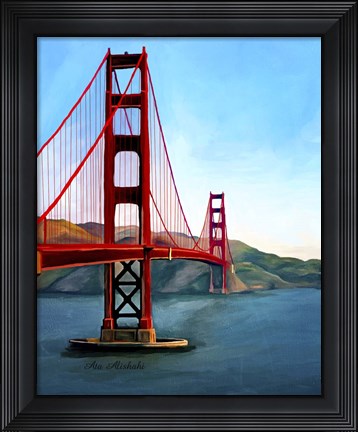 Framed Golden Gate Bridge Print