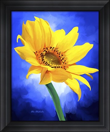 Framed Sun Flower Print