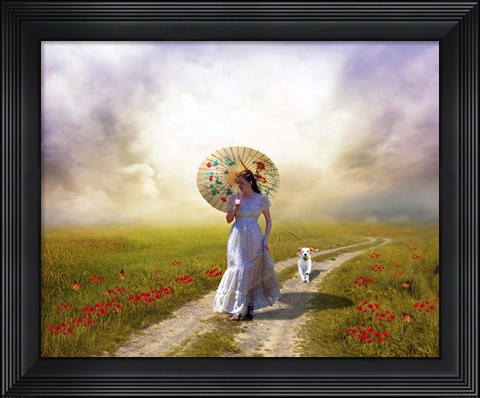 Framed Long Walk Print