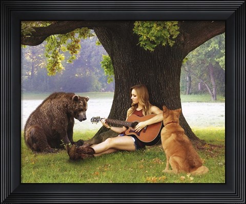 Framed Play For Us Print