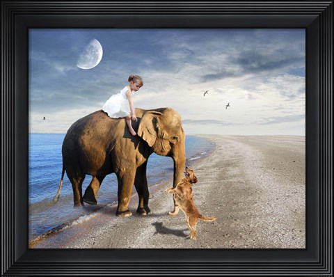 Framed Come Up Print