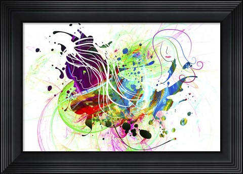 Framed Explosion 2 Print