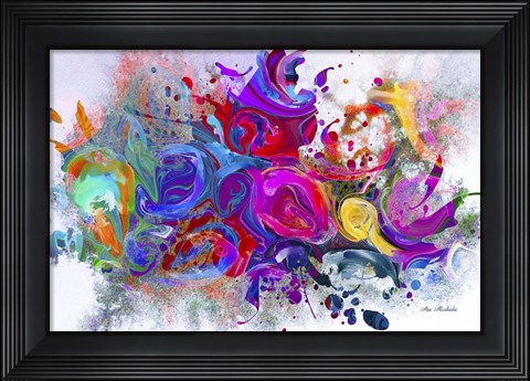 Framed Explosion 5 Print