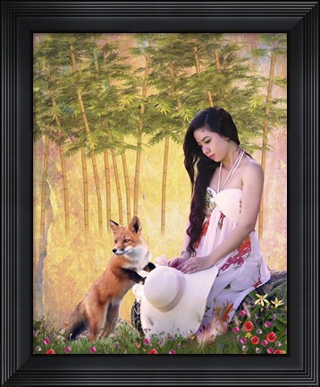 Framed She Loves Nature Print