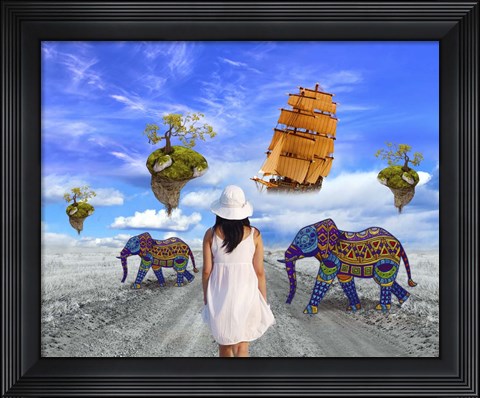 Framed Wonder World Print