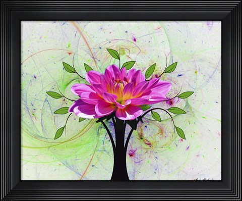 Framed Flower Tree Print