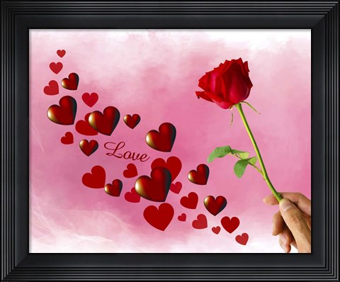 Framed Love Print