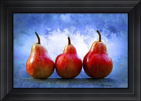 Framed Pears Print