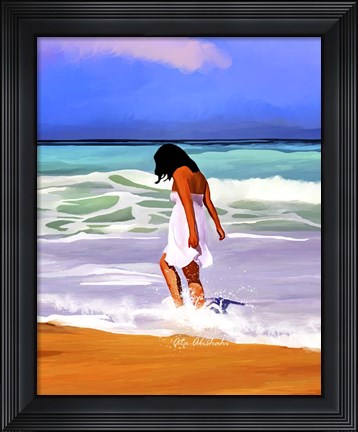 Framed Beach Day Print