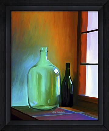 Framed Big Bottle Print