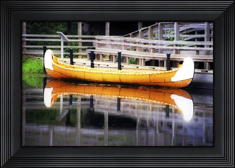 Framed Canoe Print