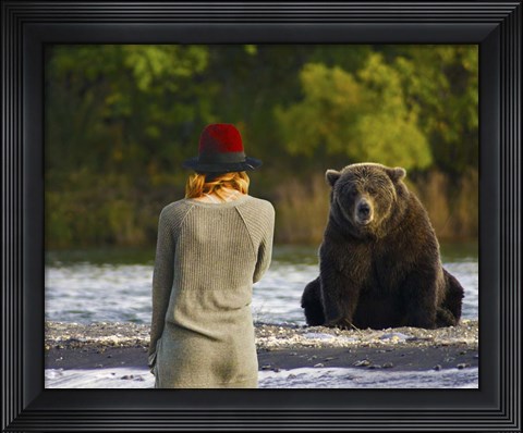 Framed Don&#39;t come close Print