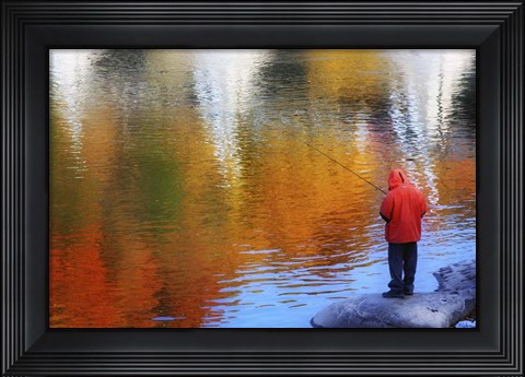 Framed Fishing Print