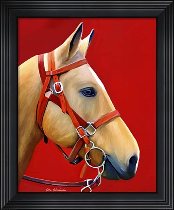 Framed Horse Portrait Print