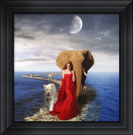 Framed Land and Sea Print