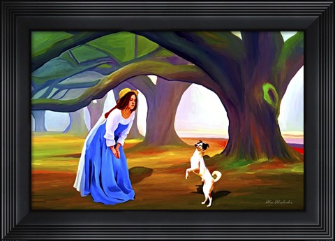 Framed Let&#39;s play Print