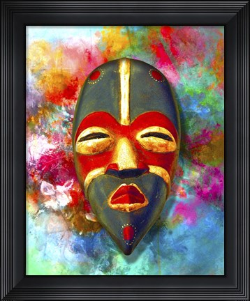 Framed Mask 2 Print