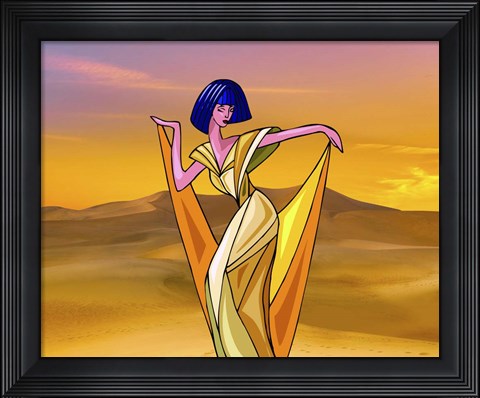 Framed Desert Goddess Print