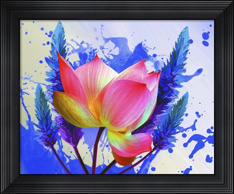 Framed Floral Design M Print