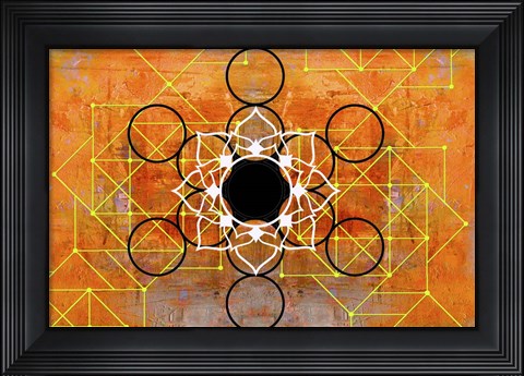 Framed Geometry 4A Print