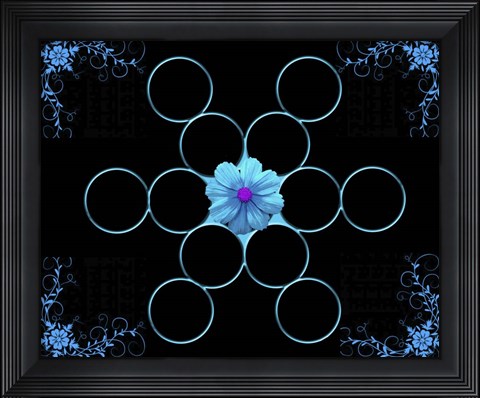 Framed Nature Geometry 1 Print