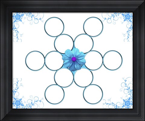 Framed Nature Geometry 2 Print