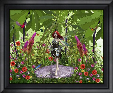 Framed Forest Fairy Print