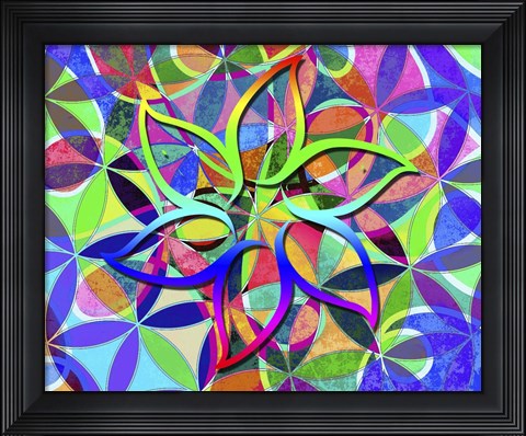 Framed Geometry 2225 Print