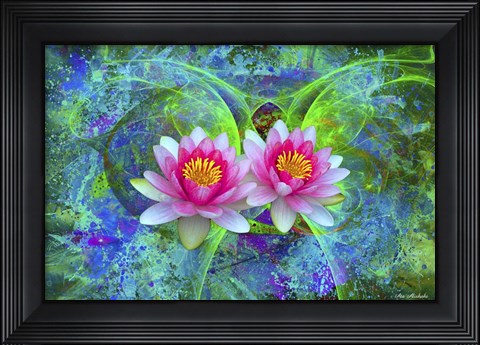 Framed Color Explosion 12 Print