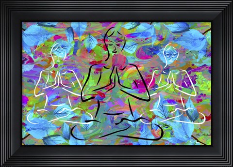 Framed Color Explosion 15 Print