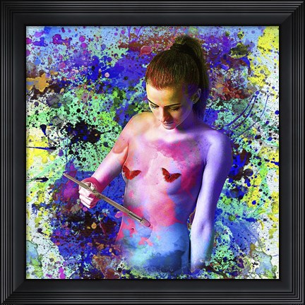 Framed Color Bath Print