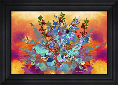 Framed Color Explosion 20 Print