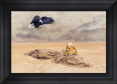 Framed King Of Sky Print