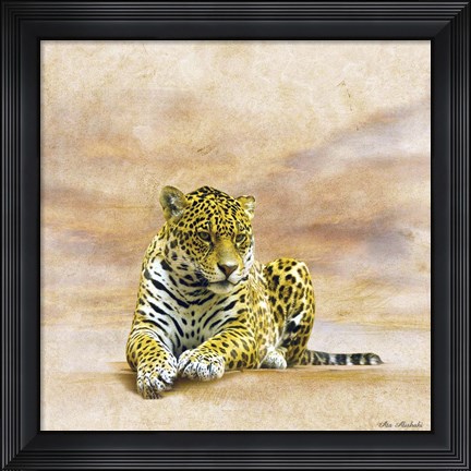 Framed Leopard 2A Print