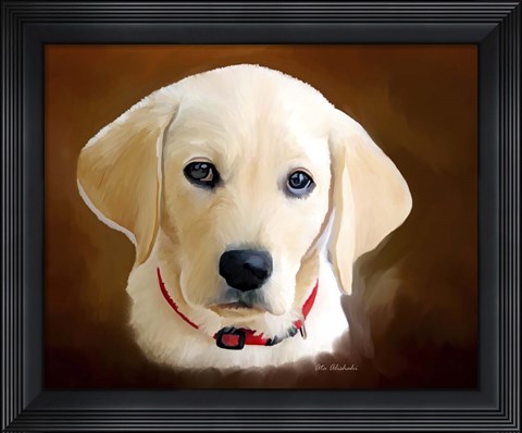 Framed Dog 1A Print