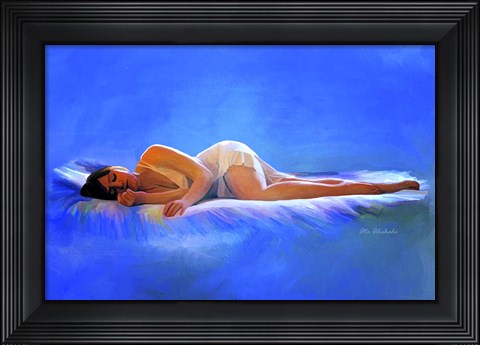 Framed In Bed Print