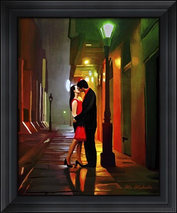 Framed Kissing Goodnight Print