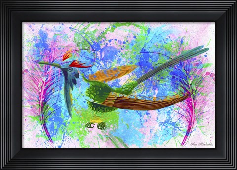 Framed Nest Colors Print
