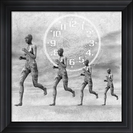 Framed Time And Speed Print